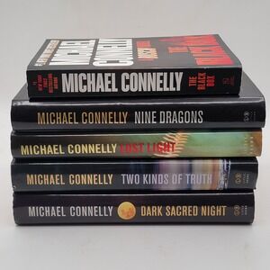 Michael Connelly Harry Bosch 5 Book‎ Lot Hardcover Paperback Mixed Good